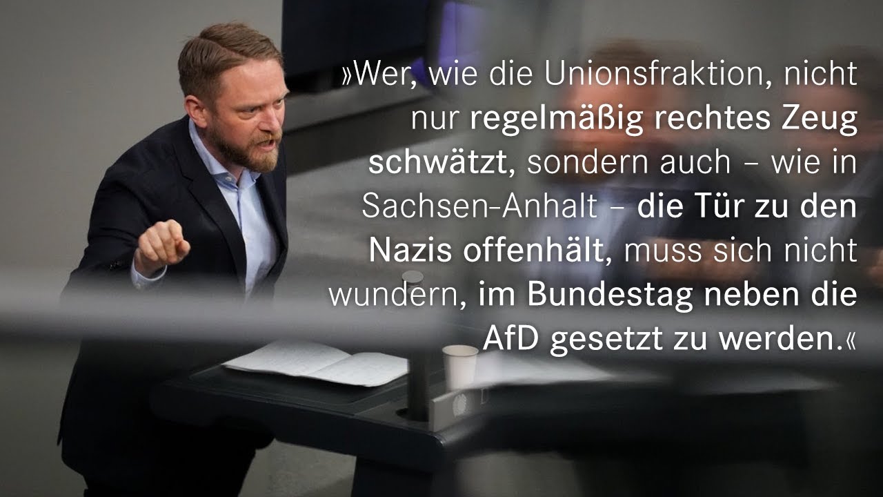 Klar erkennbare Zuordnung im Parlament
