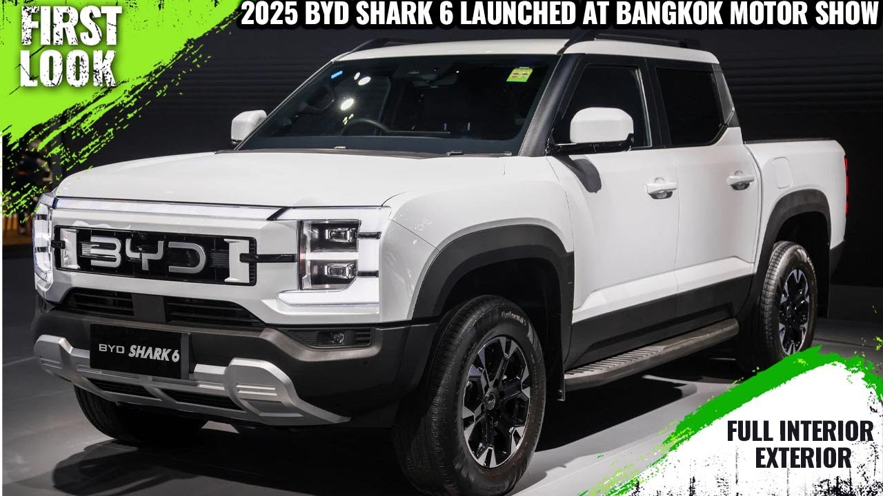 2025 BYD Shark 6 Truck Launched At BIMS 2025 - First Look - Full Interior Exterior