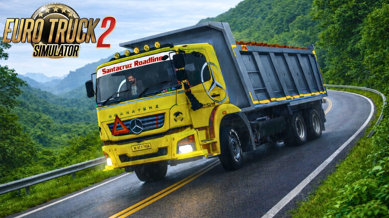 HEAVY LOAD vs STEEP GHAT! 😱 BharatBenz Truck Challenge (ETS2)