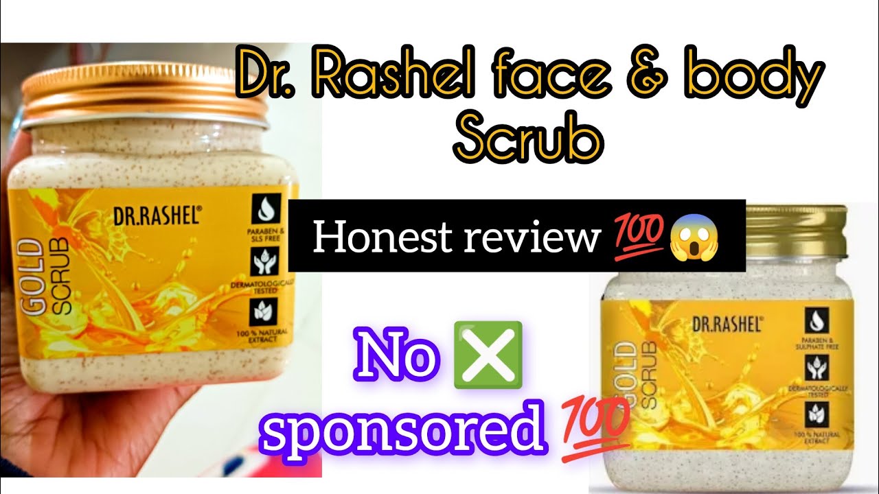 Dr. Rashel face & body Gold Scrub | honest Review 😱 |  Full Review 💯