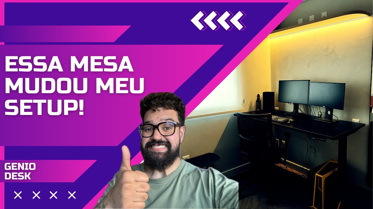 Montei a mesa elétrica da GenioDesk e agora entendo porque TODO MUNDO quer uma!