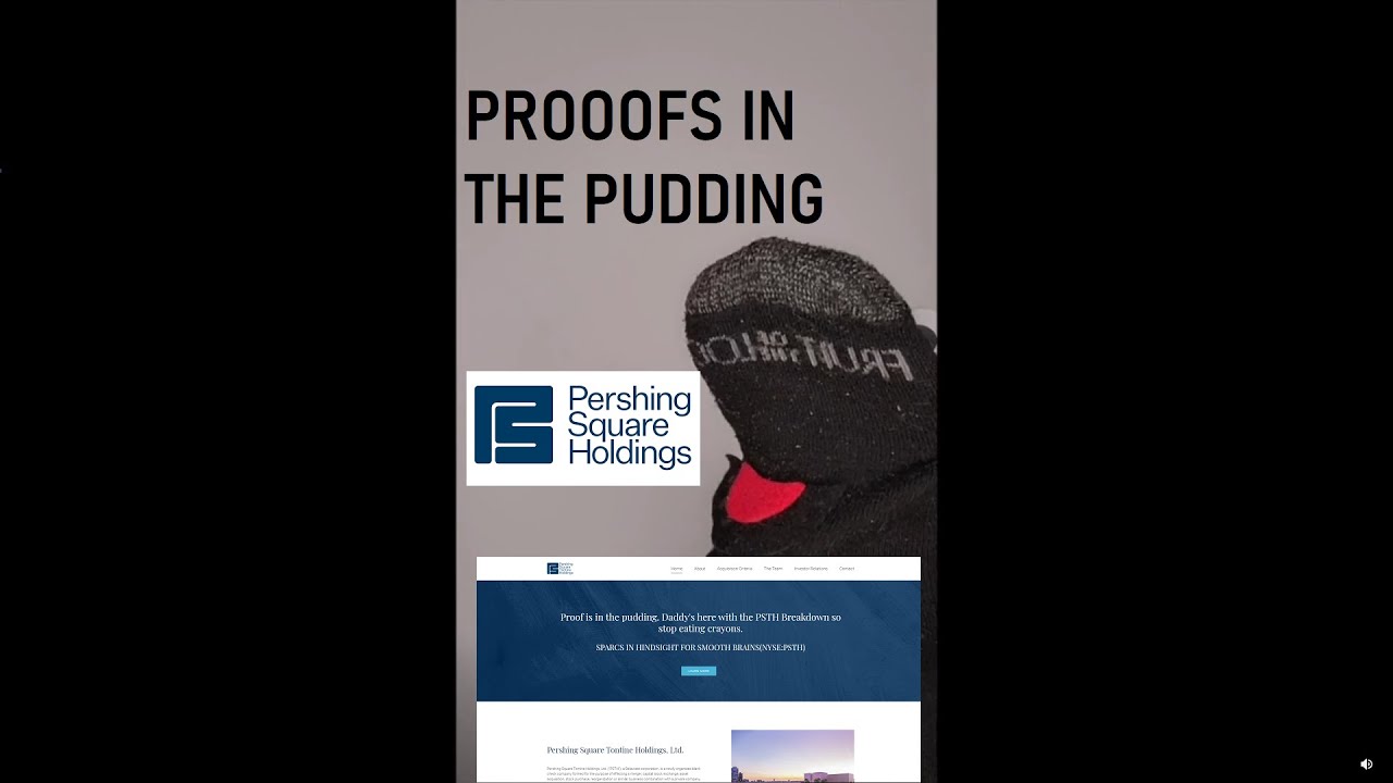 PSTH INFORMATION PROOF IS IN THE PUDDING DADDY'S HERE WITH THE PSTH BREAKDOWN VIDEO