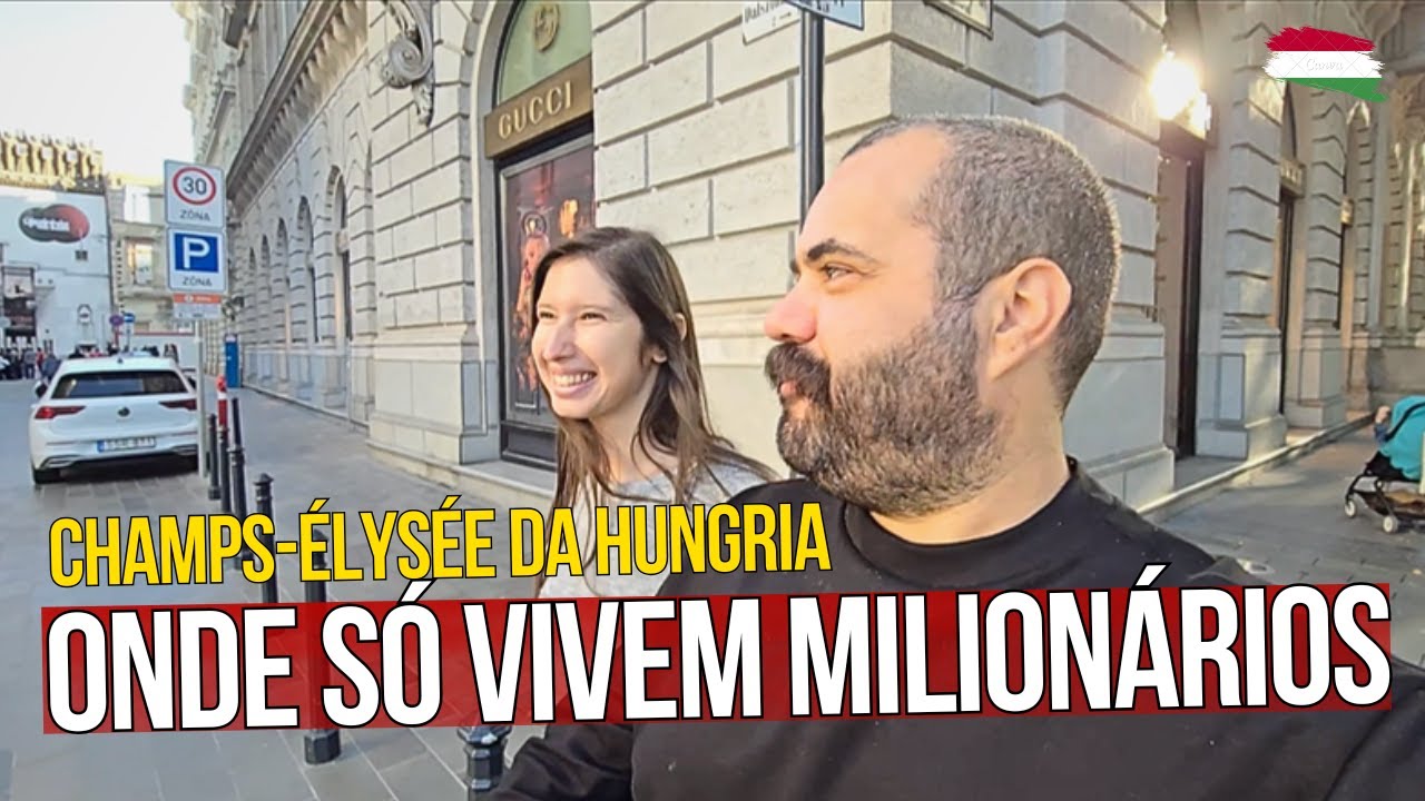 ANDANDO pela RUA DOS MILIONÁRIOS na HUNGRIA! Andrássy út, a Champs-Élysées de BUDAPESTE