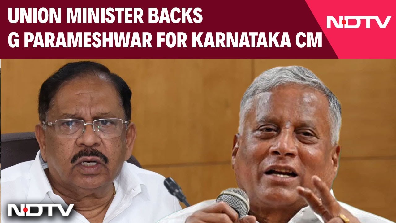 Karnataka News | Union Minister V Somanna Backs G Parameshwar For Karnataka Chief Minister