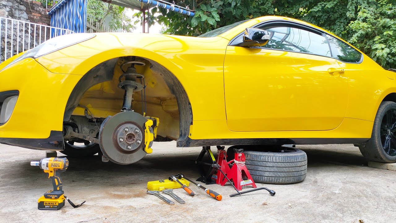Vọc Xe 4 Bánh Bị Lệch Lái | Cách Mình Sử Dụng Thước Căn Chỉnh Góc Camber - Ốc Camber Lệch Tâm