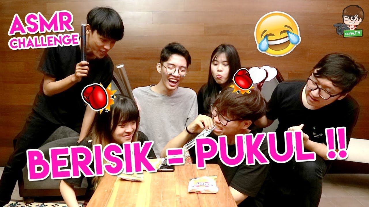 ASMR CHALLENGE RUSUH WKWK ft. Alphiandi, Geraldy Tan & Agorivalll