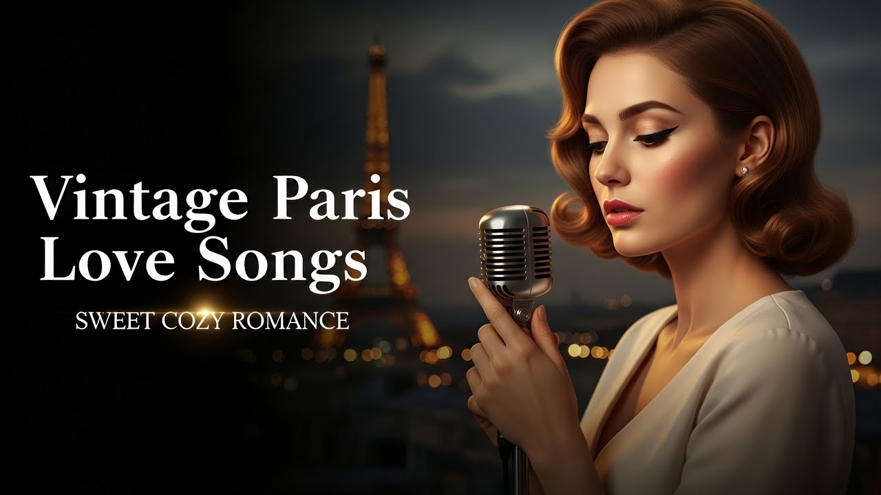 Vintage Paris Love Songs | Sweet Cozy Romance | Soft Evening Tenderness