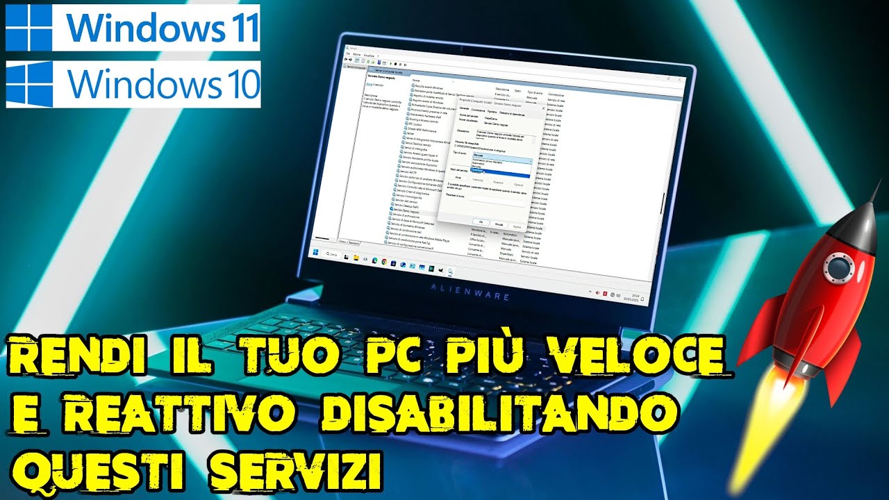 Rendi il tuo PC pi&ugrave; veloce e reattivo disabilitando questi servizi