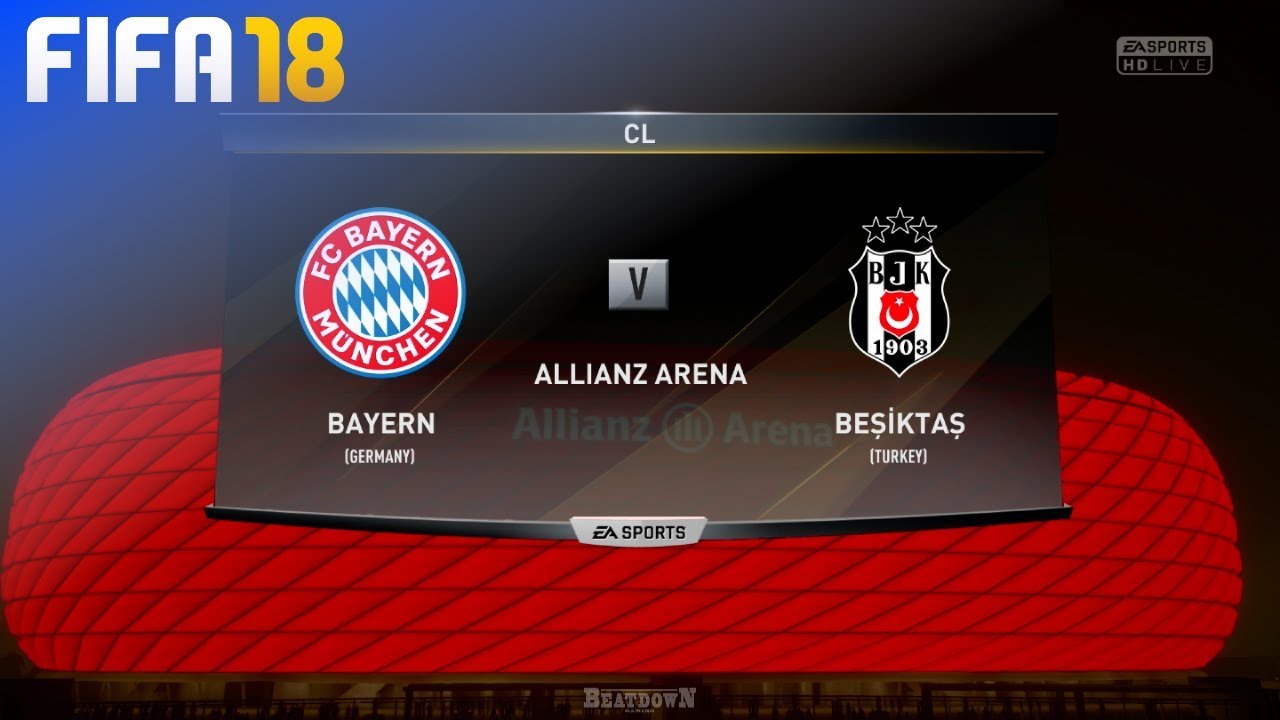 FIFA 18 - FC Bayern München vs. Beşiktaş @ Allianz Arena