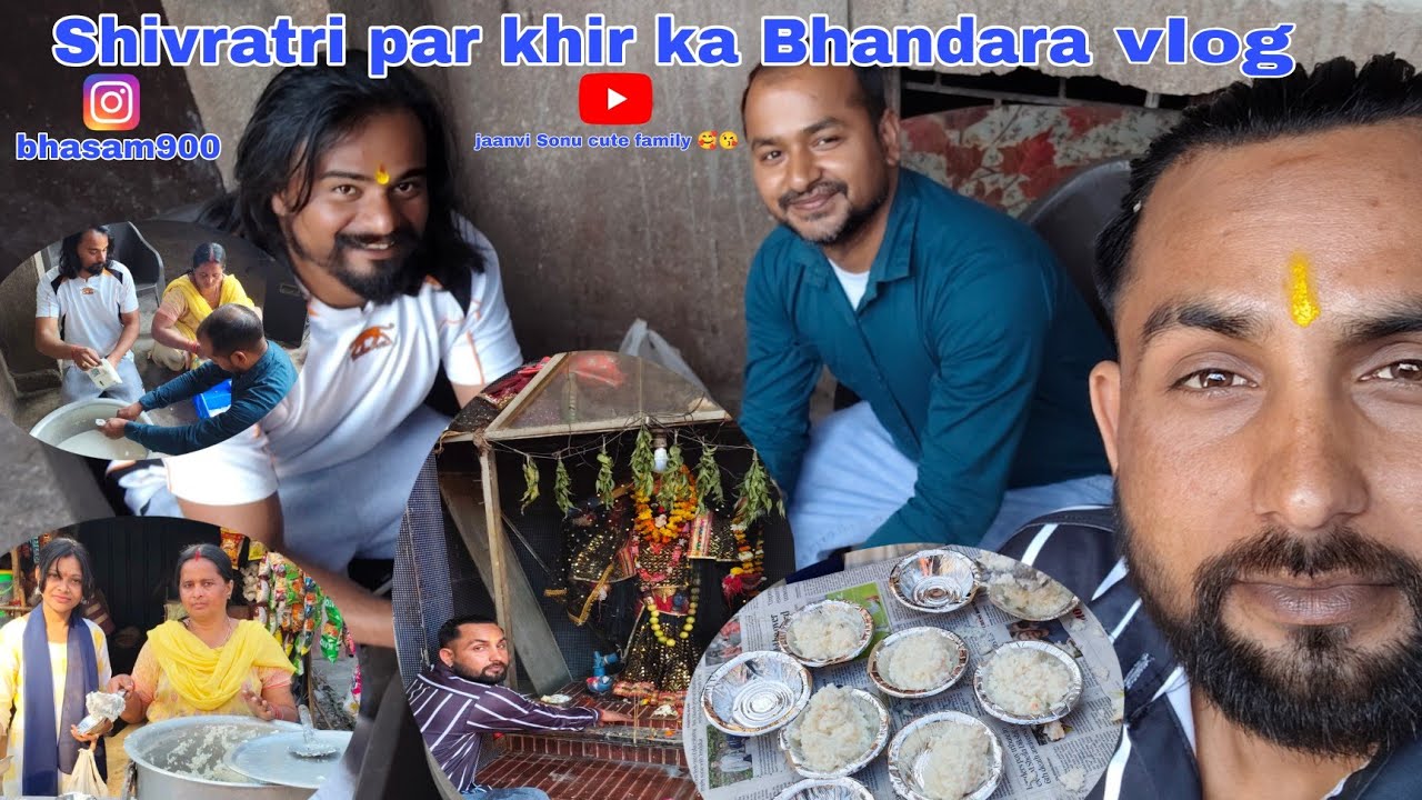 🔱 Shivratri par khir ka bhandara 🤗🥰 ..#subscribe #love #trending #million #youtube #1000subscriber🔱👈