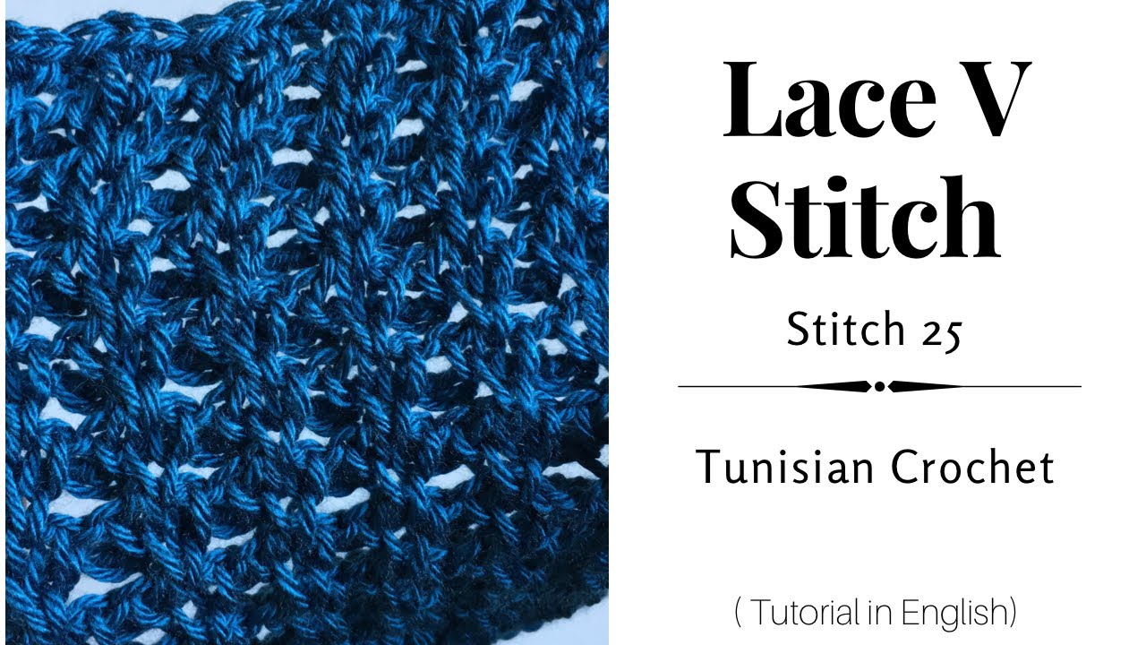 Stitch #25, Lace V Stitch
