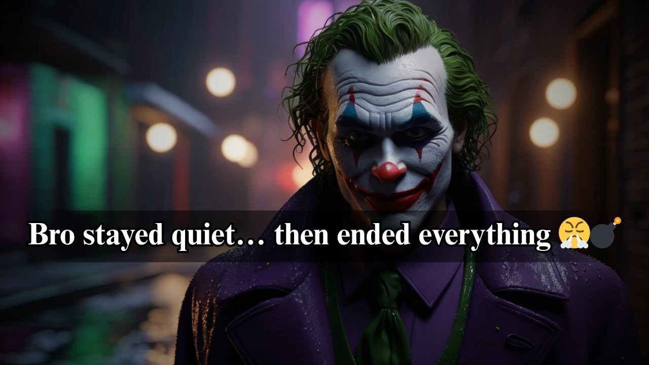 BRO… YOU DISMANTLED THE WHOLE OPERATION WITHOUT EVEN TALKING - Joker Speech (Powerful)