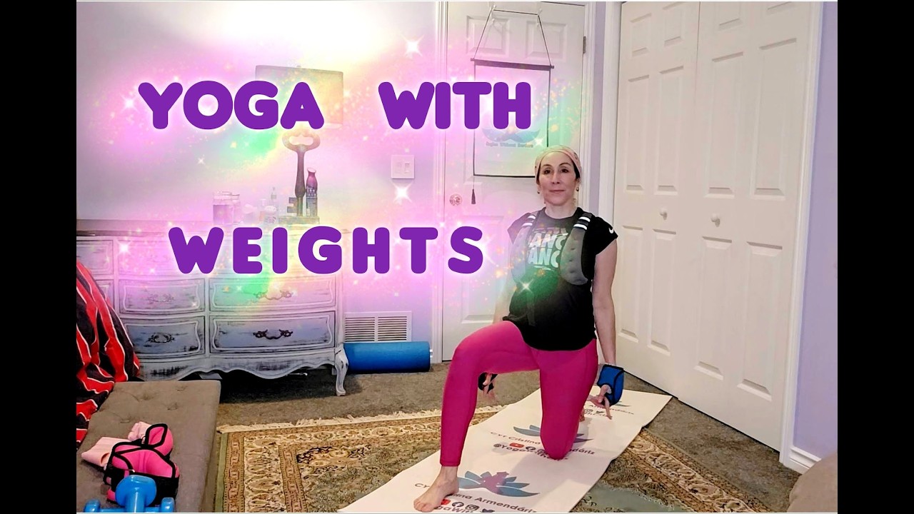 Yoga With Weights - Get stronger!!! - #forwardmotion