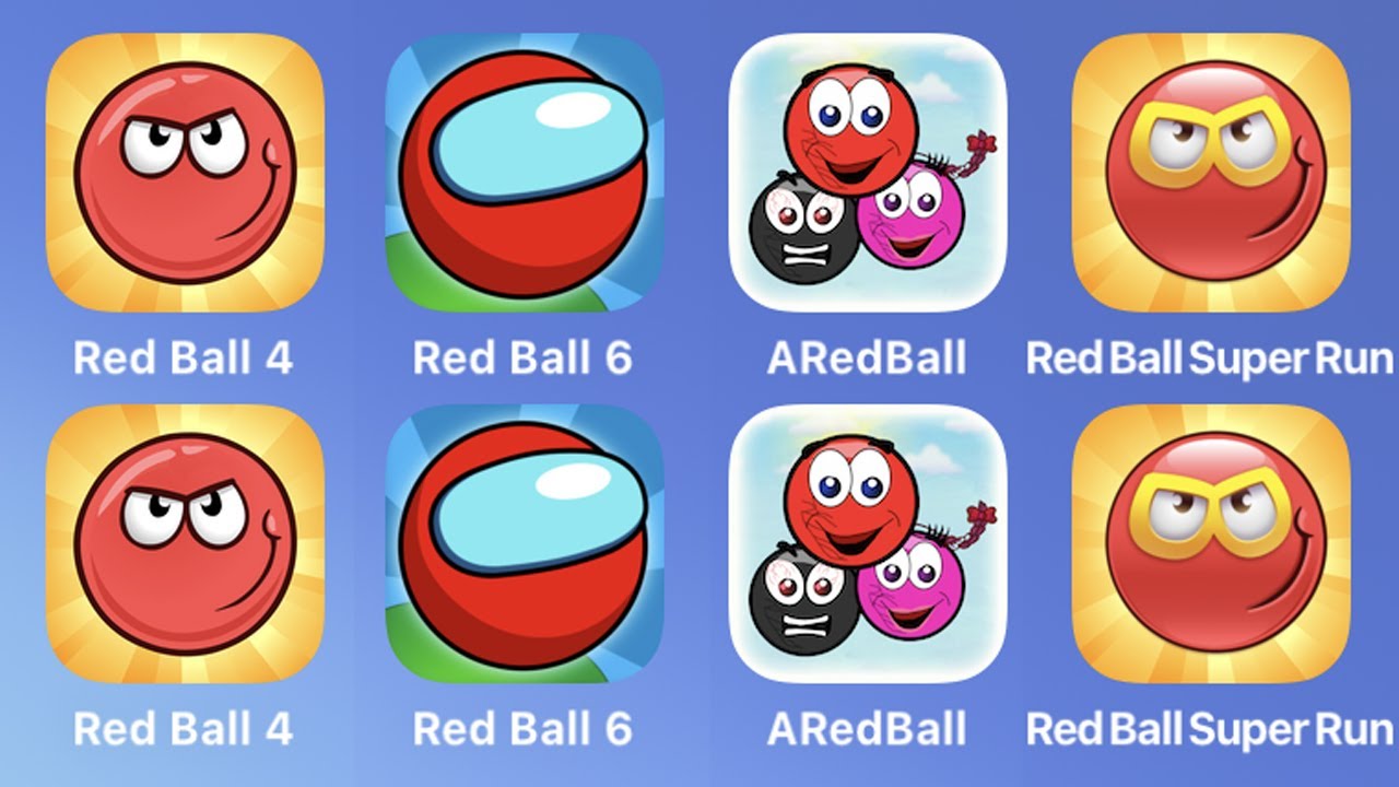 Red Ball 4, Red Ball 6, ARedBall, Red Ball Super Run — мобильная игра Red Ball ASMR для iOS и And...