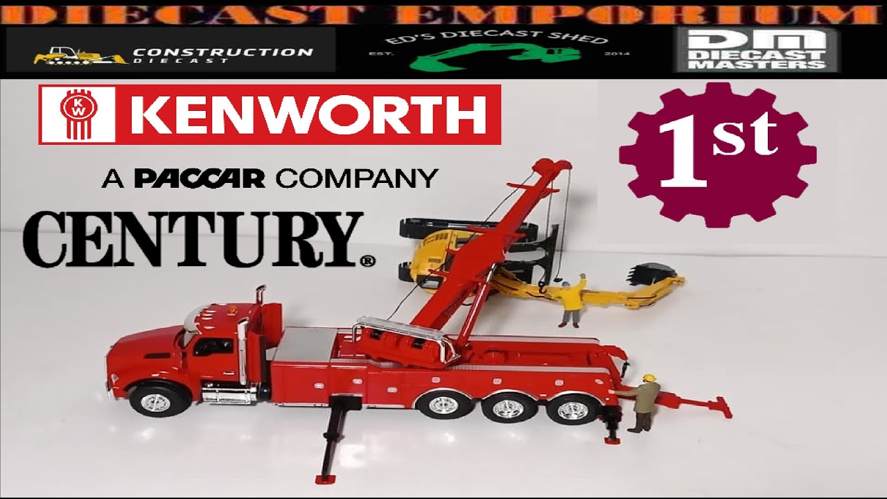 1:50 Scale First Gear Kenworth T880 Century 1060 Rotator Wrecker