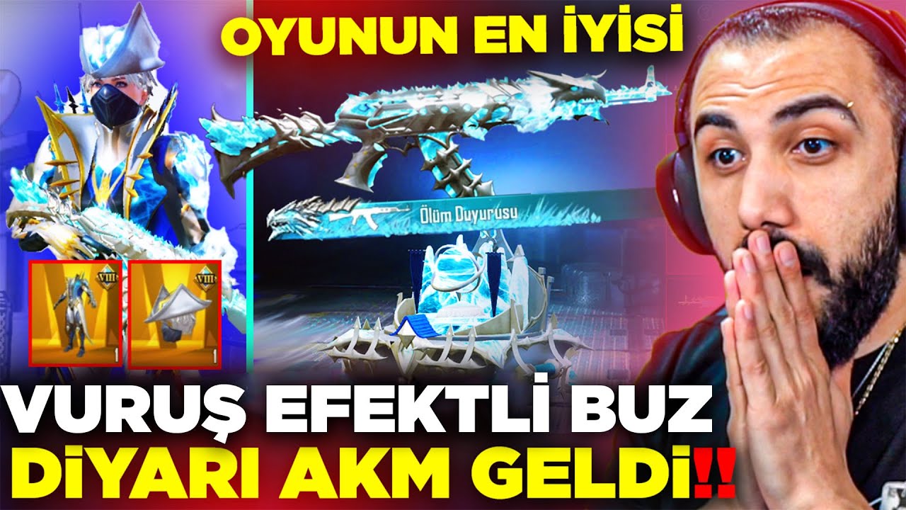 YENİ 8 SEVİYE BUZ DİYARI AKM VE NİHAİ SETİ GELDİ!! 😮 100.000 UC FULLEDİK!! | PUBG MOBILE