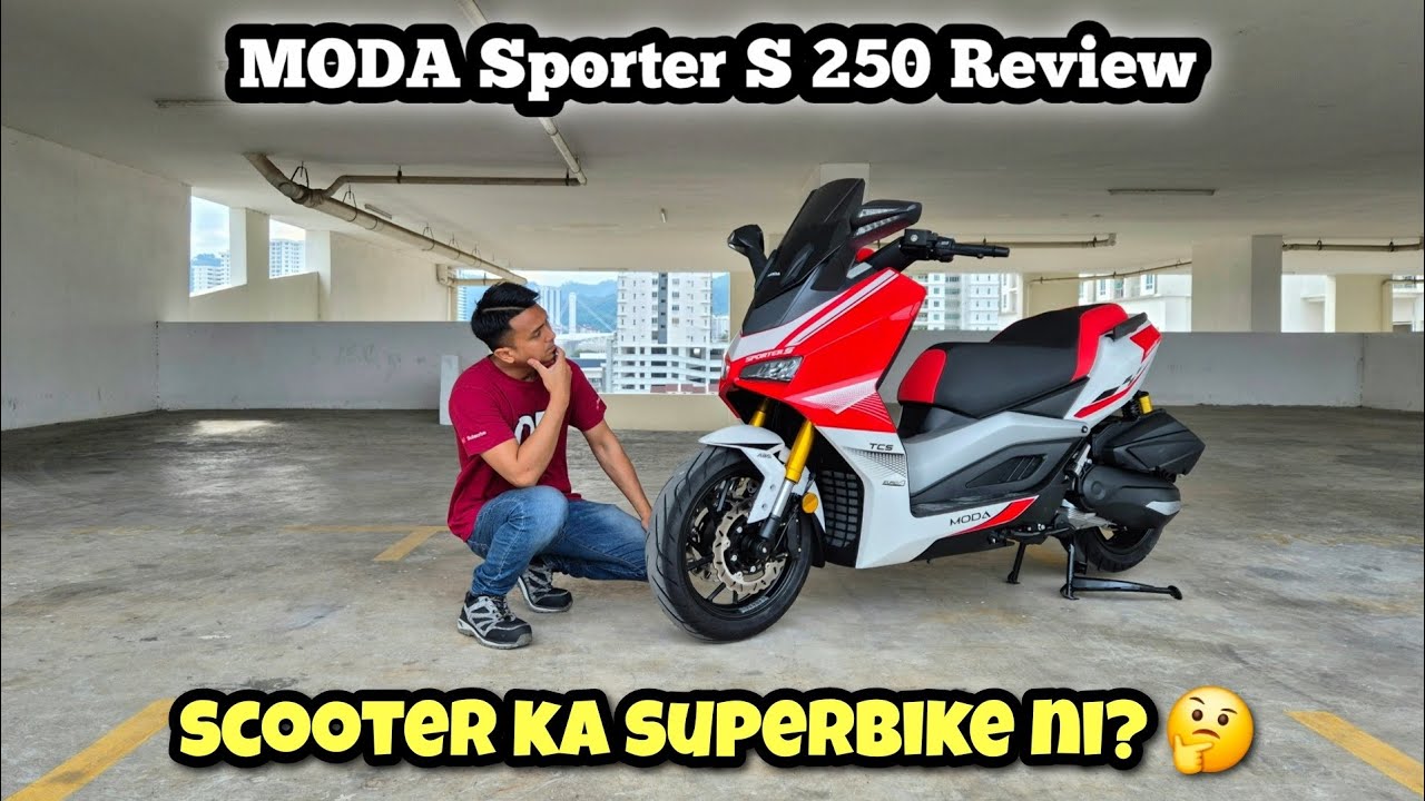 MODA Sporter S 250 | MAXI SCOOTER | REVIEW PADAT |