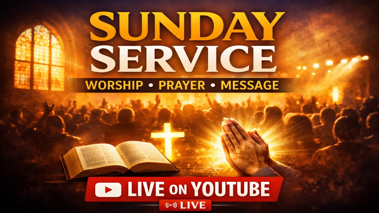 Sunday Service | Live Worship & Prayer | YouTube Live