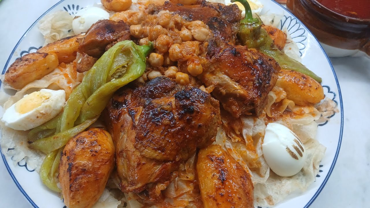 شخشوخة مرق أحمر/سر الشخشوخة بطعمها الأصلي 🌶ولااااأروع👌🏻