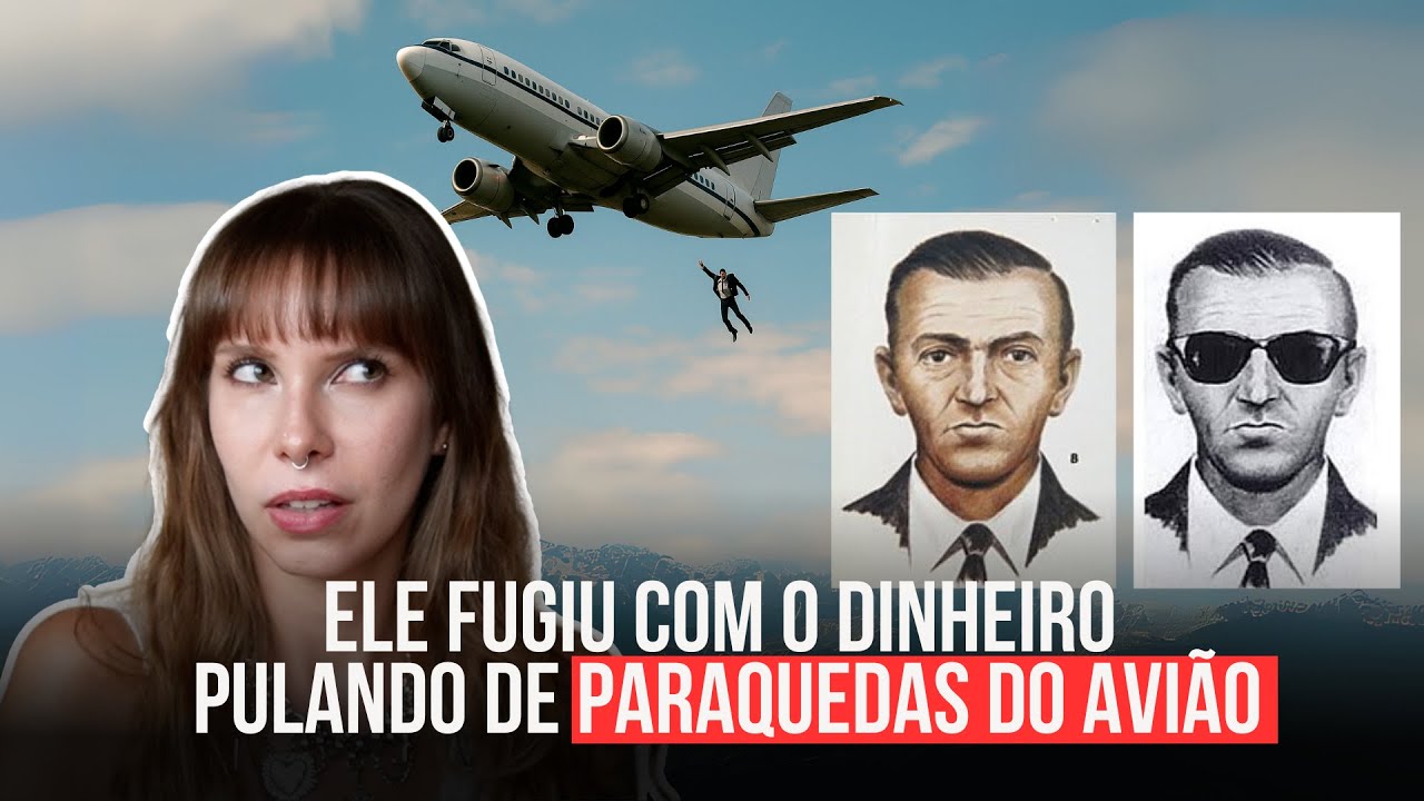 O misterio de quem foi DB Cooper e o unico sequestro de avião sem resposta