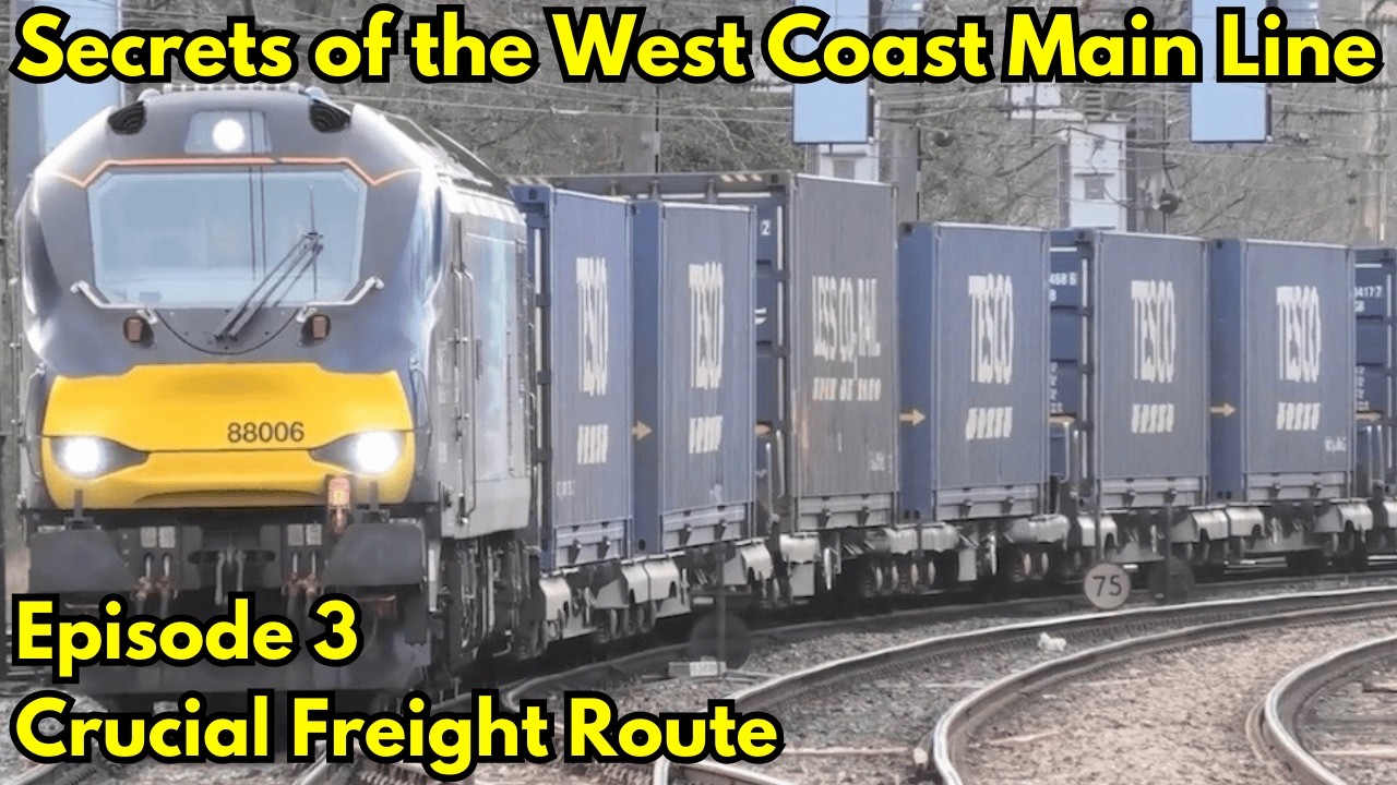 Secrets of the West Coast Main Line &ndash; Episode 3: Crucial Freight Route #wcml #fyp #railway #freight