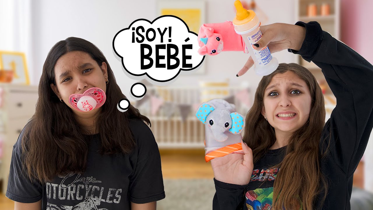 Mimi es niñera de BEBÉ Juli por un día - Baby For a Day Challenge