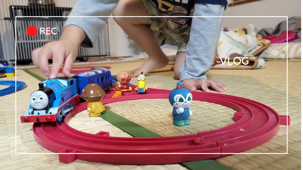 【トーマスとソニック】お買い物ごっことプラレール【4歳の遊び】