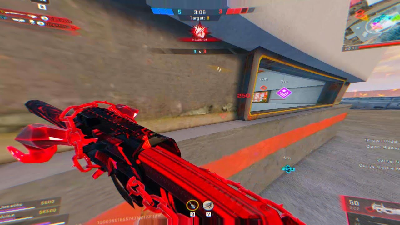 Scrim player clips