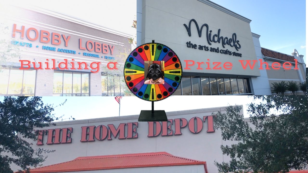 BUILDING A PRIZE WHEEL! Part 1 W/ Rocketgirl