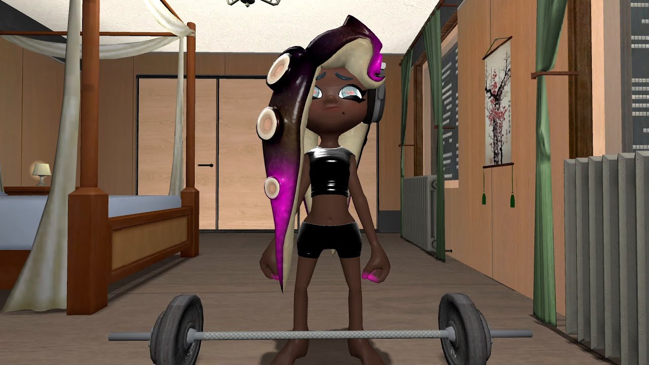 [Splatoon GMOD] Marina Deadlifts Some Weights