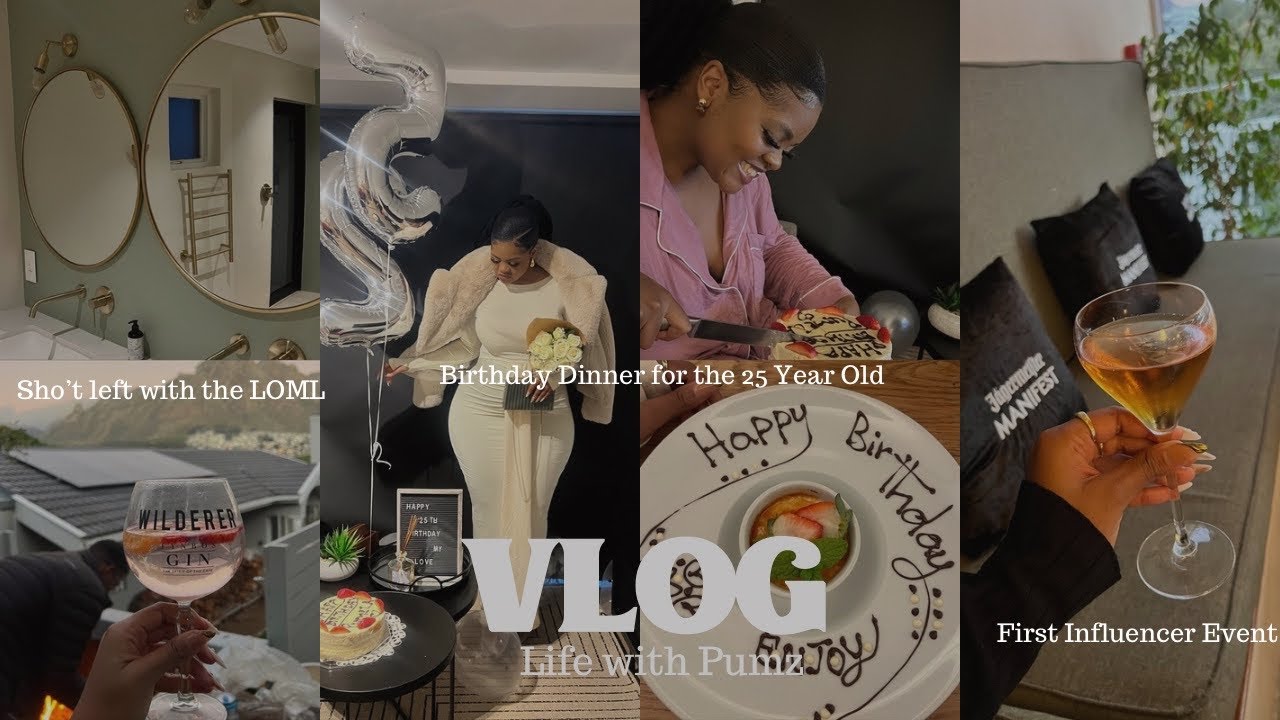 HAPPY NEW YEAR !|25TH BIRTHDAY VLOG | I'm back !| First influencer event