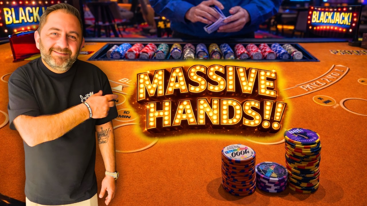 ♠️ OMG! My BIGGEST Risk Ever on Blackjack… MASSIVE Hands at Stake!