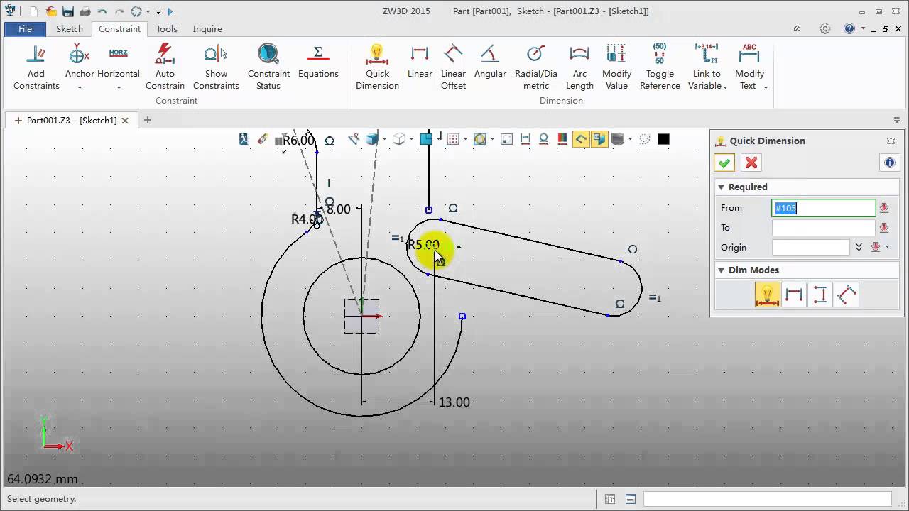ZW3D Tutorial: How to easily manage Sketch Design
