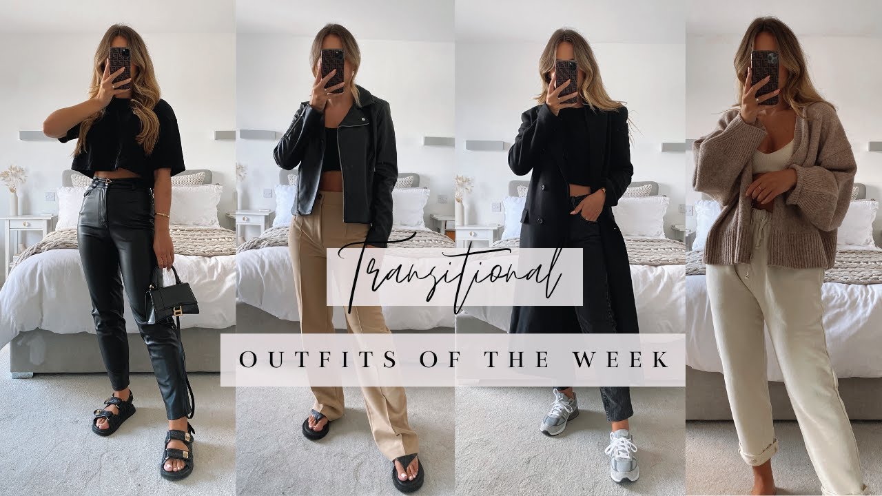 WHAT I WORE THIS WEEK | TRANSITIONAL OUTFITS 2021 | Rachel Holland