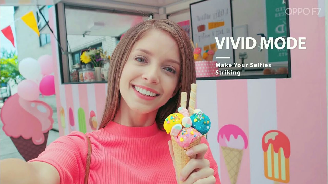 Oppo A7 Camera Super Vivid Mode and AI Beauty Mode