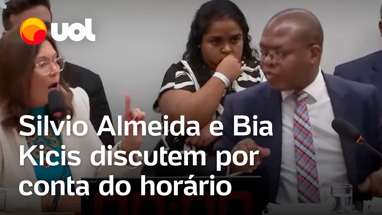 Bia Kicis e Silvio Almeida batem boca por horário e deputada insinua ter sido vítima de machismo