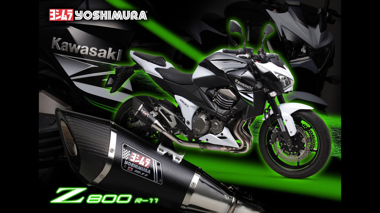 Kawasaki Z800 Yoshimura R-11 Slip-on Cold start
