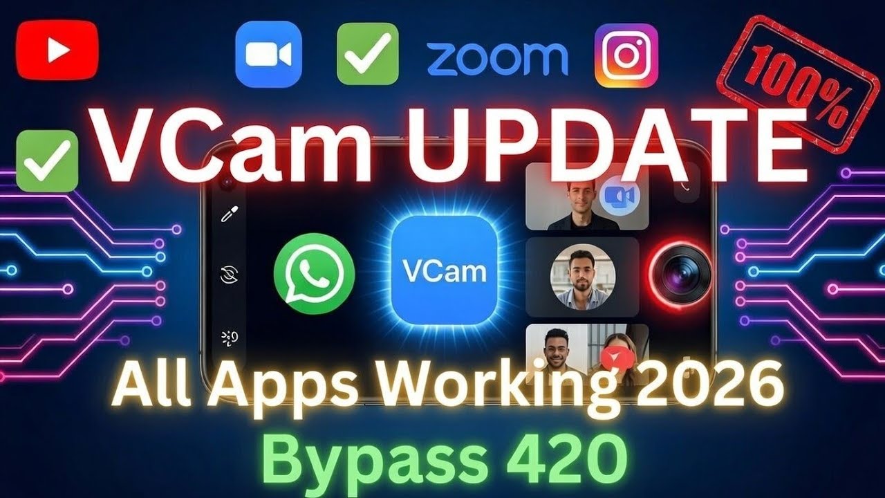 Virtual camera (VCam) Update method 2026 💯 Working on all apps ✅ KYC Verification Bypass