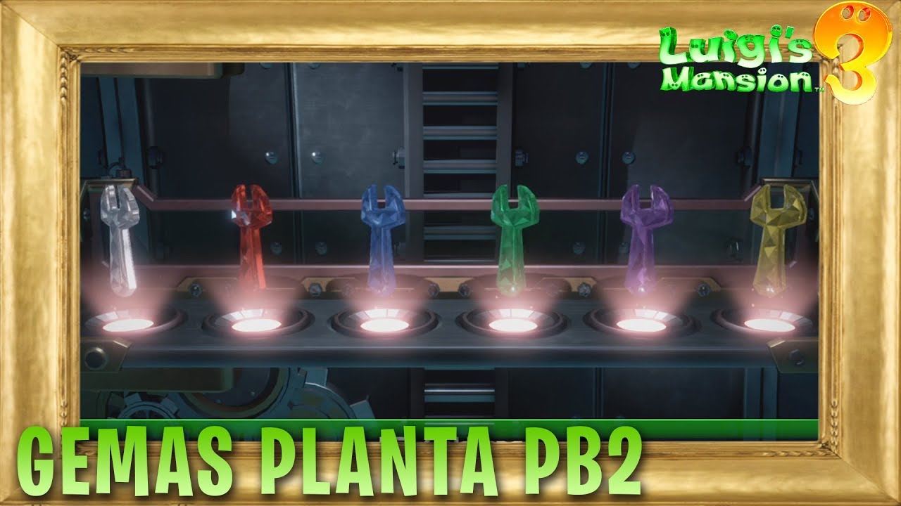 Luigi's Mansion 3 Nintendo Switch - Guía al 100% - Todas las Gemas de la Planta B2