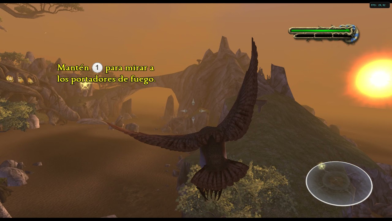Ga'Hoole: La Leyenda De Los Guardianes de Nintendo Wii con el emulador Dolphin. Gameplay en español
