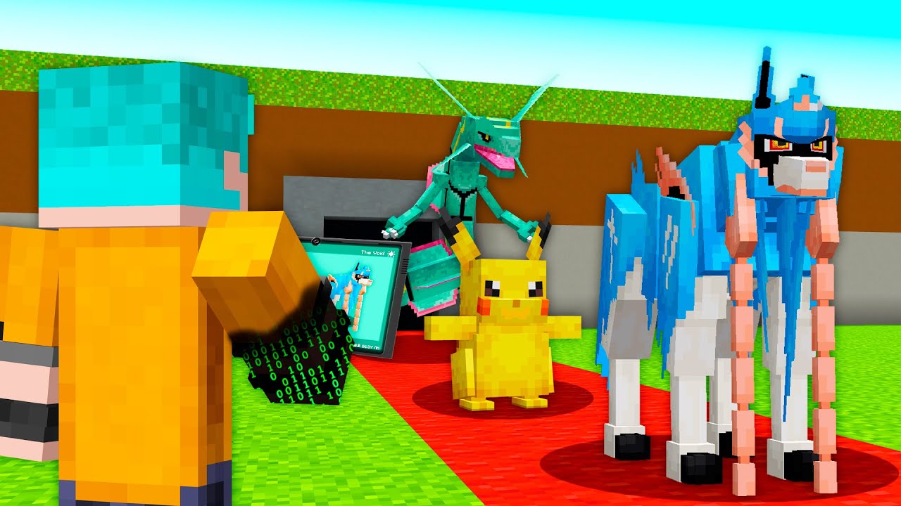 Usei ADMIN pra ROUBAR POKÉMON no Minecraft