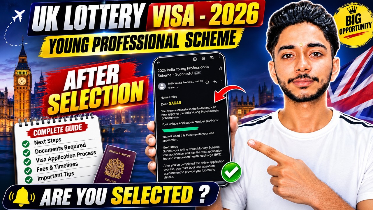 UK 🇬🇧 Lottery Visa Success Email Received !! | YPS SCHEME | in Hindi