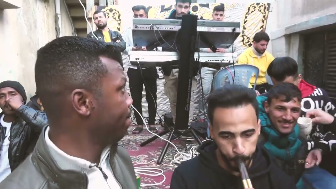 افراح آل الحوري العريس عبد الله العنابي الفنان حسن السراديح الفنان عمار ابو غليون
