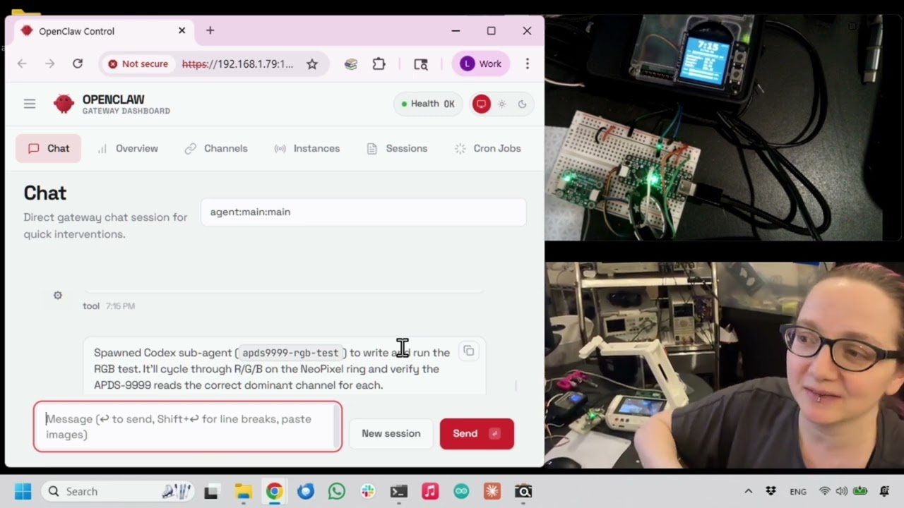 Full-circle Test-driven Firmware Development with OpenClaw