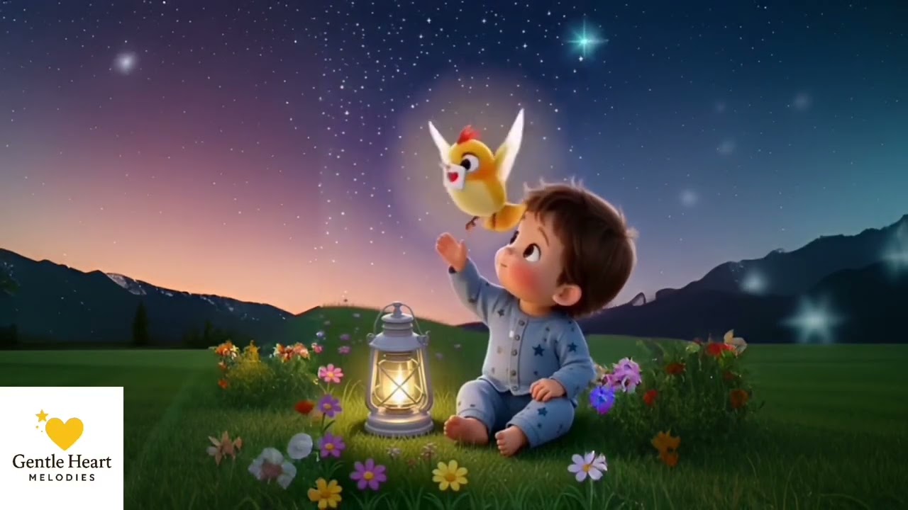 Kommt ein Vogel geflogen  Schlaflied Lullaby (2 Stunden) Baby Einschlafmusik | Gentle Heart Melodies