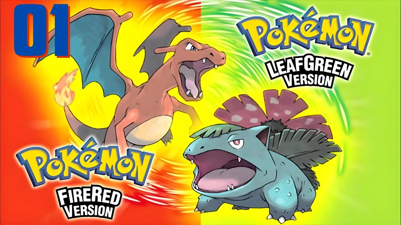 Pokemon Fire Red and Leaf Green Complete Walkthrough - Part 01 | Road to First Gym + Badge!