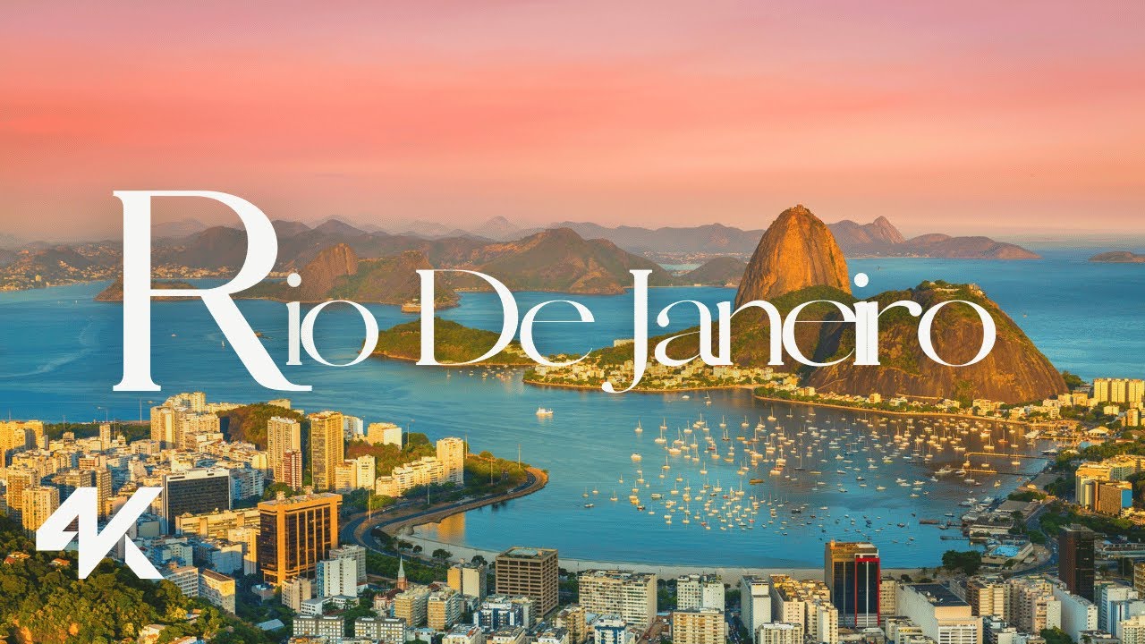Rio De Janeiro 4K - Explore the Iconic City from Above 🇧🇷🏙️🌴