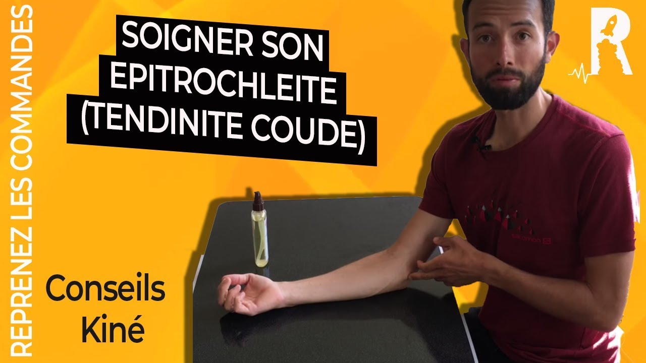 Épitrochléite (tendinite interne coude) : Traitement, massage, exercices kiné