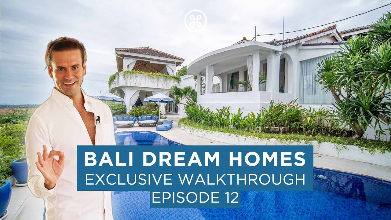Hilltop Greek-Inspired 5-BR Luxury Villa with Ocean Views in Uluwatu, Bali - Indonesia