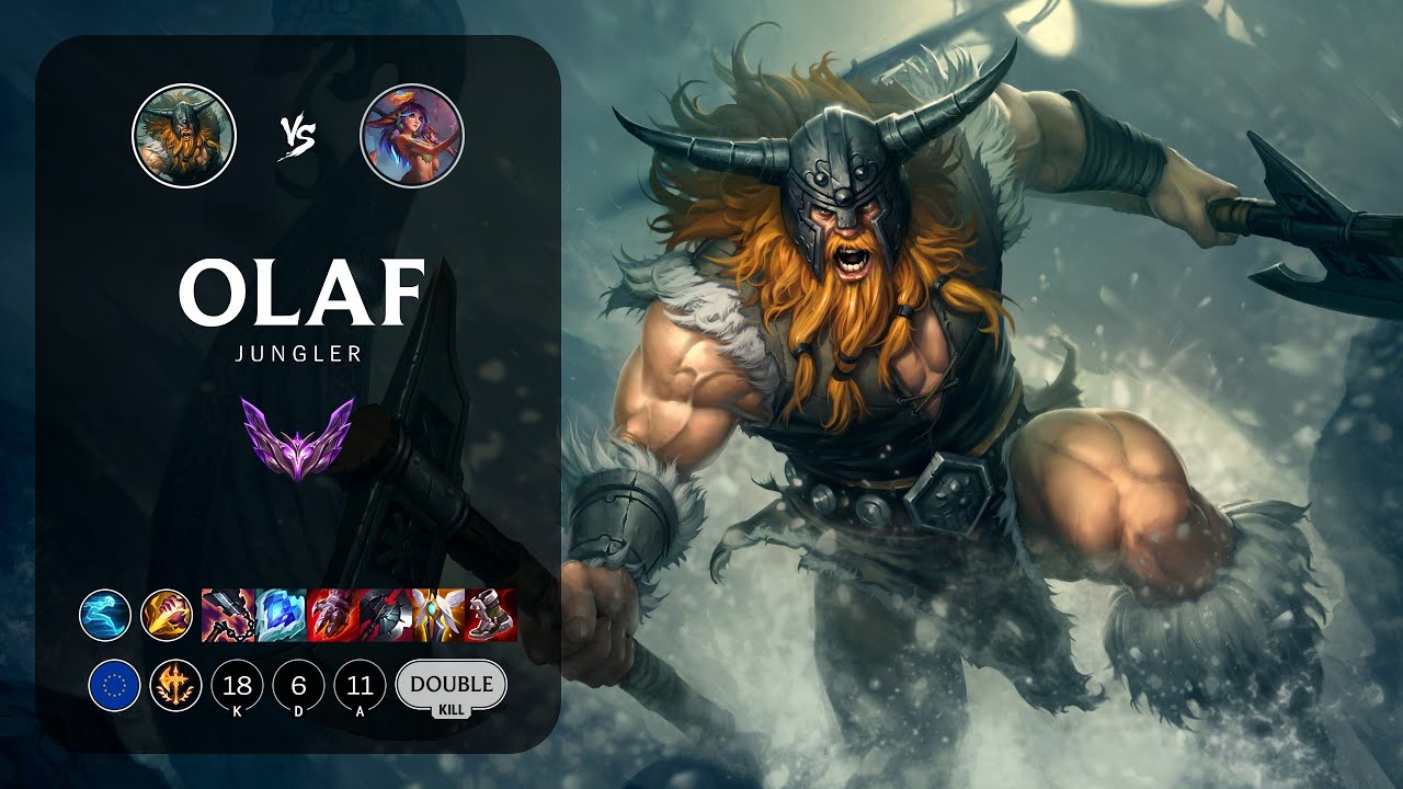 Olaf Jungle vs Lillia - EUW Master Patch 13.11